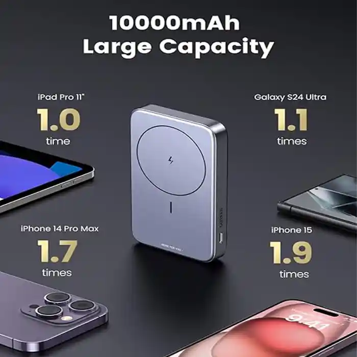 Ugreen PB206 10000mAh 20w Magnetic Power Bank Foldable Kickstand